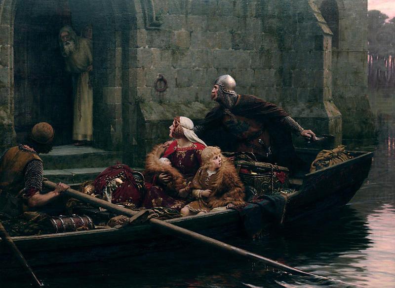 Edmund Blair Leighton In time of Peril china oil painting image
